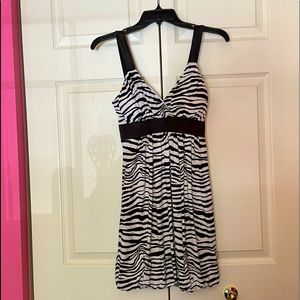 Taboo Zebra Print Dress